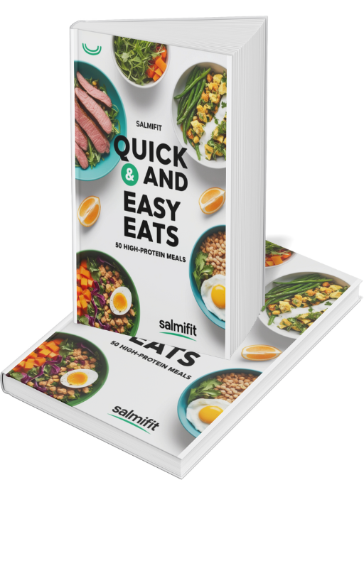 Quick and Easy Eats ebook – 50 high-protein meals for a nutritious and balanced diet.